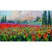 Ceramic Tile Mural Backsplash Senkarik Tuscan Sunflower Landscape Art MSA161   361489885124